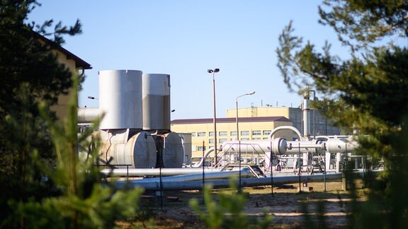 Anlagen der Zentralstation von Neptune Energy Distrikt East am Standort Altmark.