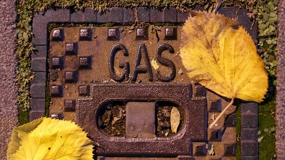 Deckel mit der Aufschrift "Gas"
