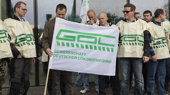 GDL (Gewerkschaft Deutscher Lokomotivführer)-Streik in Berlin