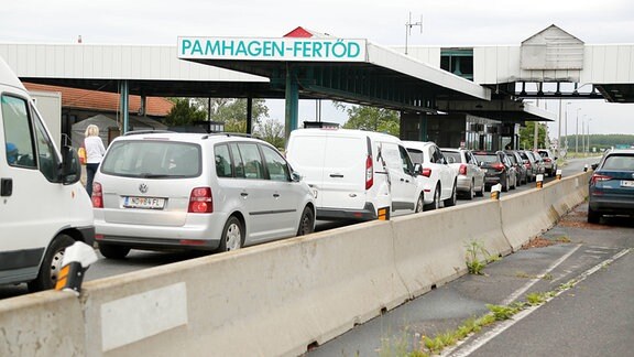 Grenzübergang Pamhagen Fertöd zwischen Österreich und Ungarn