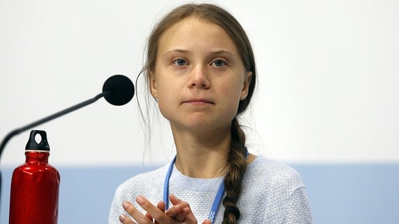 Greta Thunberg auf Klimakonferenz in Madrid.