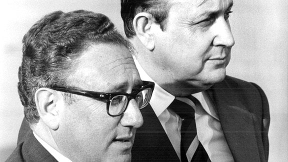 Henry Kissinger und Hans-Dietrich Genscher
