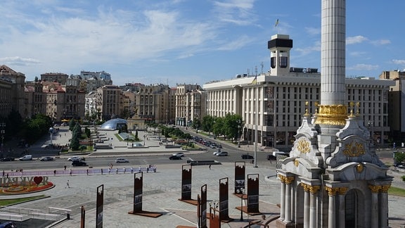 Der Unabhängigkeitsplatz (ukr. Maidan Nesaleschnosti)
