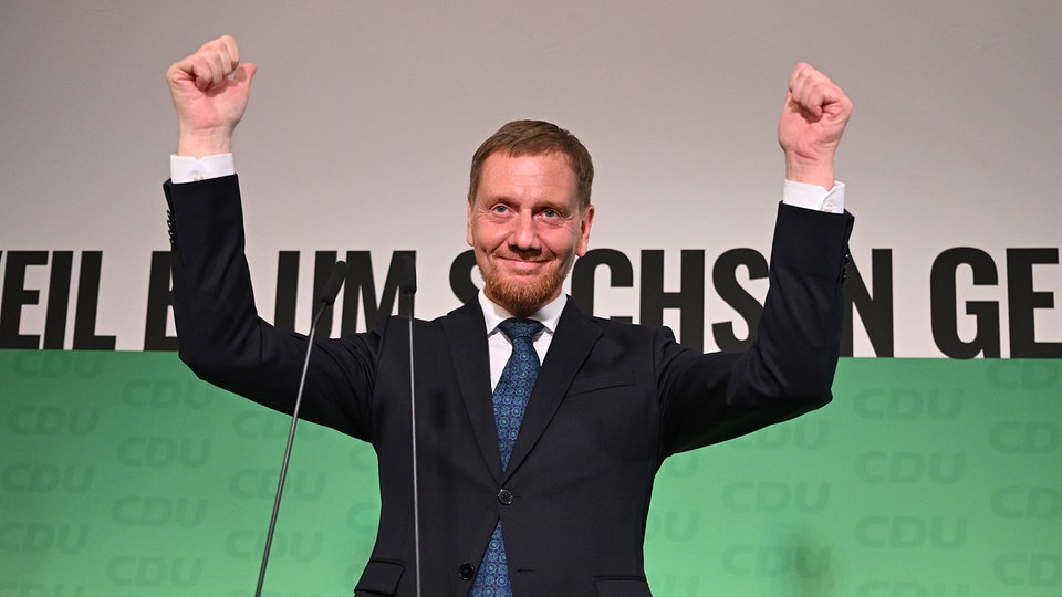 Landtagswahl Sachsen CDU stärkste Kraft knapp vor AfD