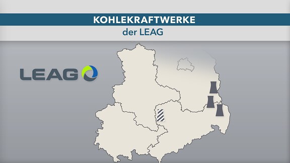 Der Energiekonzern LEAG betreibt die Kraftwerke Boxberg, Jänschwalde und Schwarze Pumpe – am Kraftwerk Lippendorf ist LEAG beteiligt.