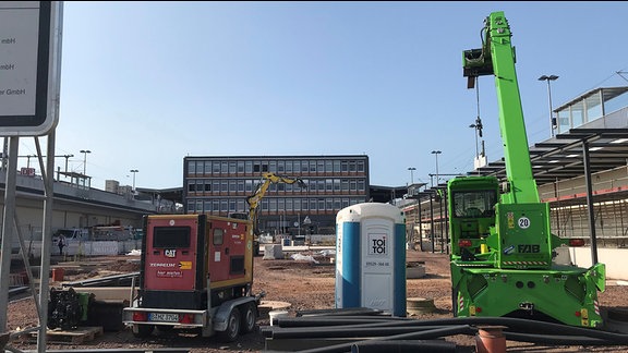 Magdeburg: Offensichtlich Stillstand bei Baustelle Kölner Platz