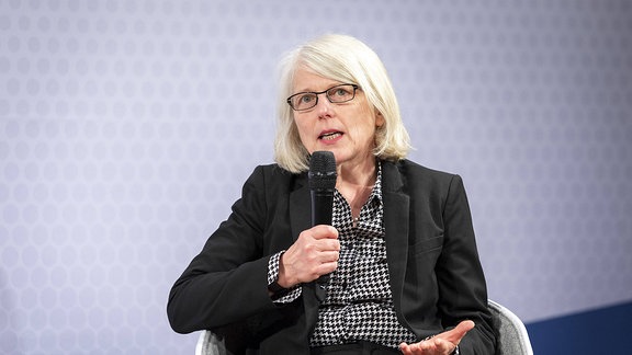 Margaretha Sudhof, Staatssekretaerin im Bundesministerium der Justiz und fuer Verbraucherschutz, aufgenommen im Rahmen der Rechtsextremismus Konferenz: