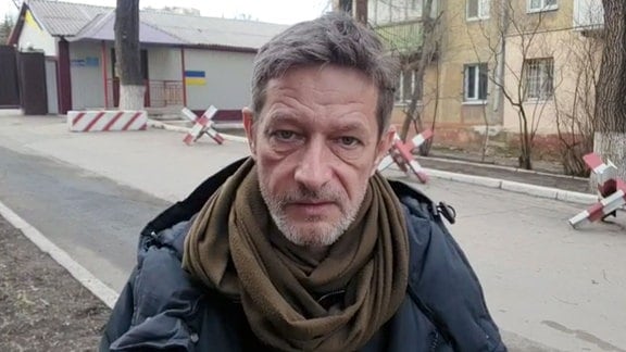 Arndt Ginzel, Journalist, berichtet aus dem Krisengebiet in der Ukraine. 