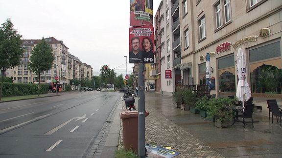 Ein Wahlplakat der SPD.