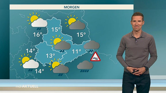 Meteorologe Florian Rost mit den Wetteraussichten für morgen