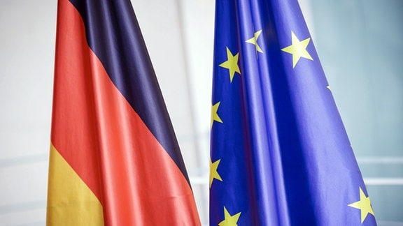 Deutschlandfahne, Flagge der Europaeischen Union