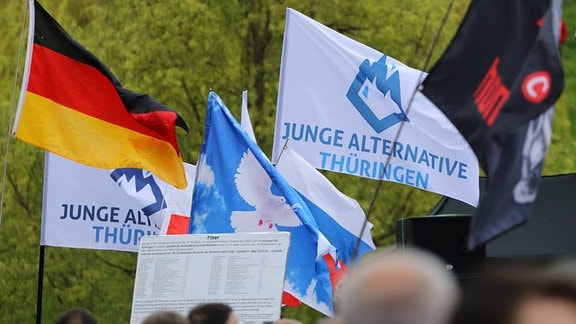 Zukunft fuer Deutschland - Demo der AfD in Erfurt