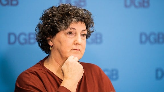 Anja Piel, Mitglied des geschäftsführenden Bundesvorstands des Deutschen Gewerkschaftsbundes