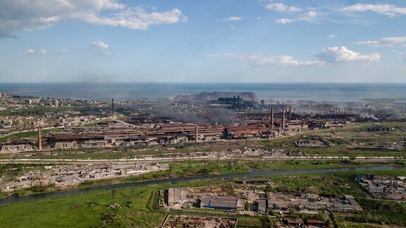 Stahlwerk Azovstal in Mariupol