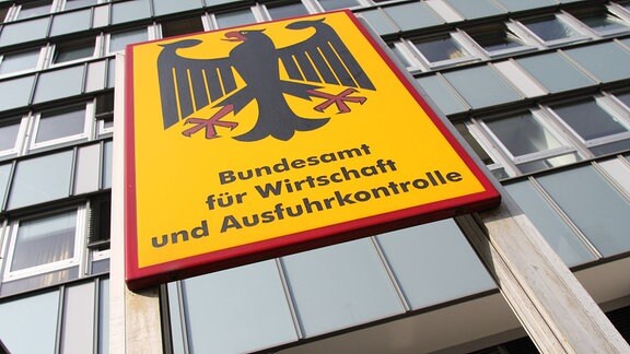 Schild - Bundesamt für Wirtschaft und Ausfuhrkontrolle