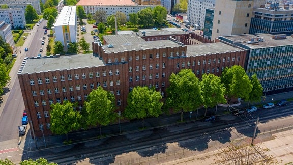 Die neue Außenstelle des Bundesverwaltungsamts in Magdeburg.