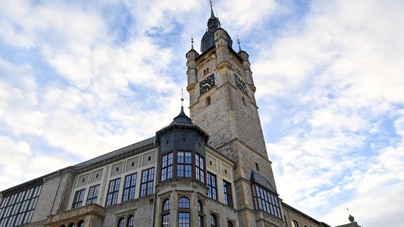 Das historische Rathaus von Dessau-Roßlau.