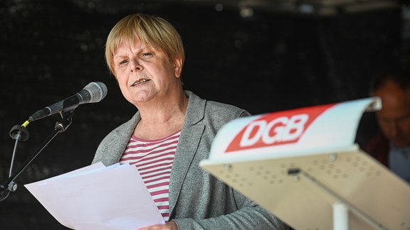 Susanne Wiedemeyer, stellv. DGB-Bezirksvorsitzende und Landesleiterin von Sachsen-Anhalt