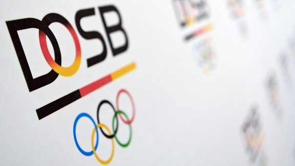 Das Logo des Deutschen Olympischen Sportbundes (DOSB).