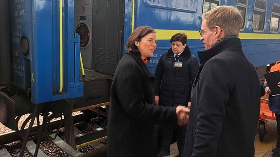 Katrin Göring-Eckardt zu Besuch in der Ukraine