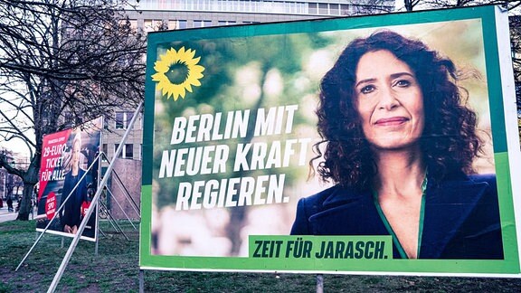 Wahlplakat  von Buendnis90/ Die Grünen - Bettina Jarasch