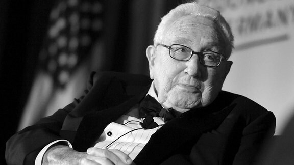 Der ehemalige US-amerikanische Außenminister Henry Kissinger, 2014