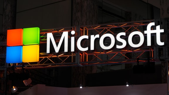 Das Logo von Microsoft.