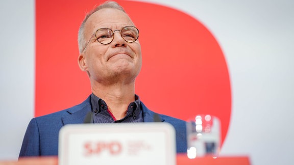 Matthias Miersch wird auf einer Pressekonferenz in der Parteizentrale als neuer SPD-Generalsekretär vorgestellt.