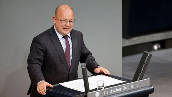 Frank Müller-Rosentritt in der 66. Sitzung des Deutschen Bundestages im Reichstagsgebäude. 