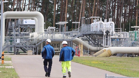 Ostseepipeline Nord Stream 1 bei Lubmin