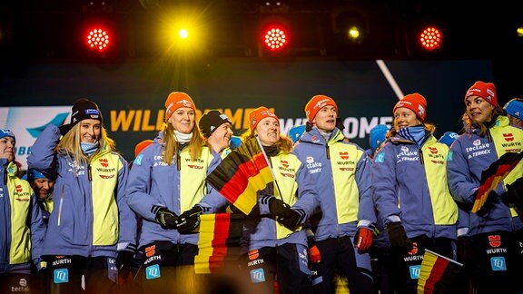 Eröffung der Biathlon WM in Oberhof - Eröffnungsfeier