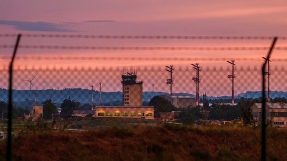 Der Tower der Ramstein Air Base 