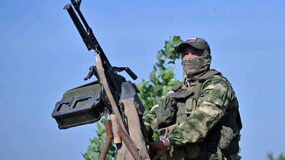 Russischer Soldat in der Ukraine 