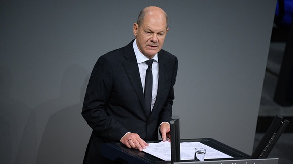 Bundeskanzler Olaf Scholz (SPD)