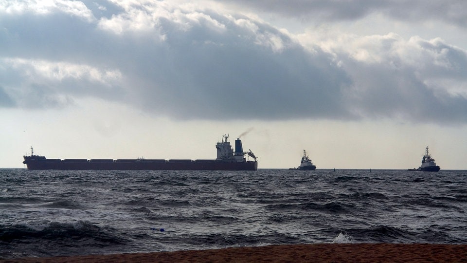 Rosja rzekomo ostrzelała cywilny statek towarowy