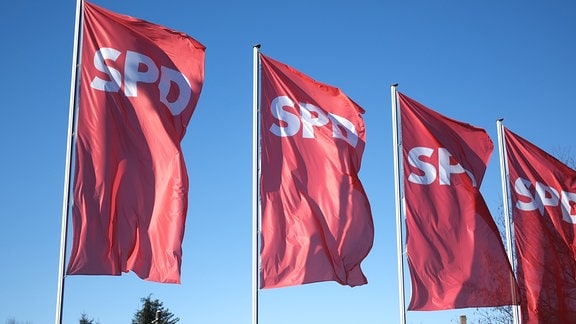 Fahnen der SPD