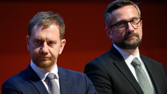 Michael Kretschmer und Martin Dulig