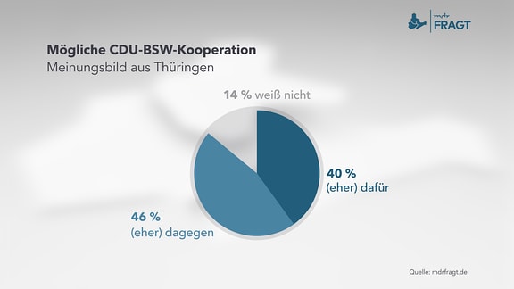 Mögliche CDU-BSW-Kooperation - Meinungsbild aus Thüringen