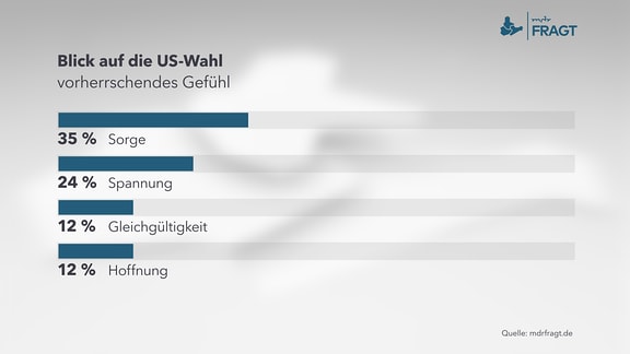 Blick auf die US-Wahl - vorherrschendes Gefühl