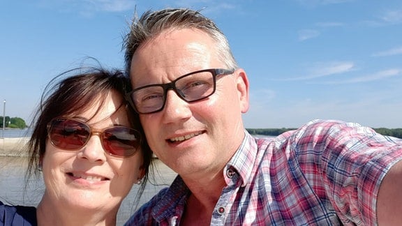 MDRfragt-Teilnehmer Volker Zöge mit seiner Frau