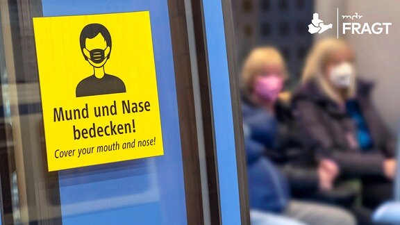 Hinweisschild - Maskenpflicht im ÖPNV