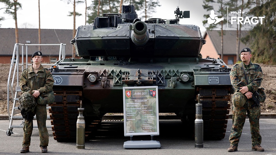 MDRfragt: Leopard-Panzerlieferung an die Ukraine: richtig oder falsch?