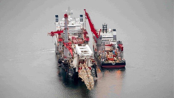 Nordstream 2 Schiff Pipline Ostsee
