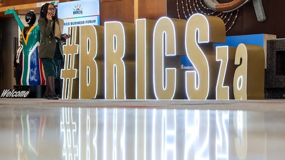 Veranstaltungslogo BRICS-Treffen in Südafrika