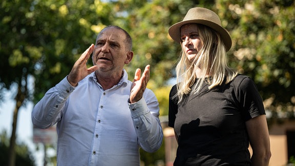 Landtagswahl Thüringen, Spitzenkandidaten Bernhard Stengele und Madeleine Henfling