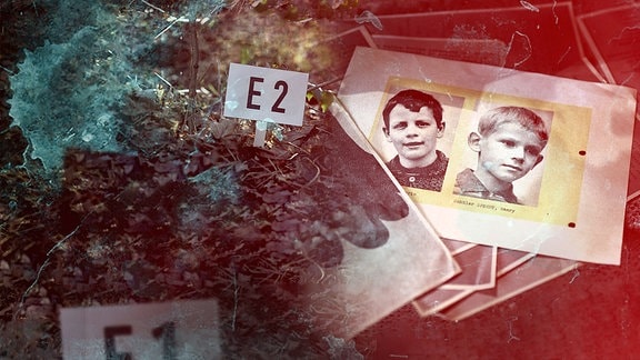Ein Fahndungsplakat aus dem Jahr 1969 zeigt die Mordopfer Henry Specht und Mario Louis.