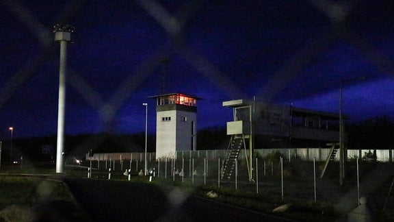 Der Kommandoturm an der ehemaligen Grenzübergangsstelle Marienborn