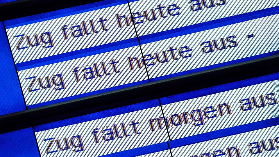 Erneuter GDL-Streik Bei Der Deutschen Bahn: Zug-Ausfälle ...