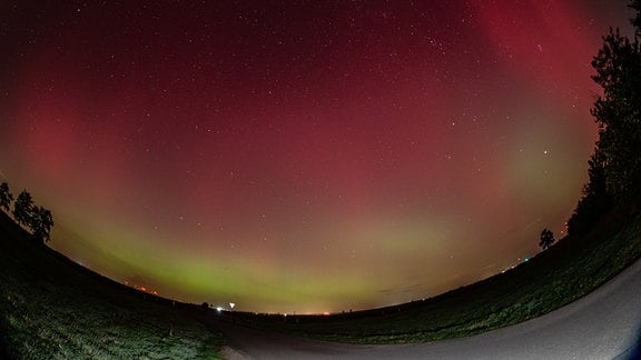 Polarlichter über Zörbig