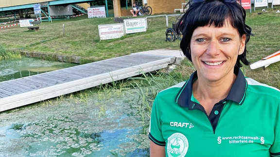 Trainerin Susanne Posniak vom Wassersportclub Friedersdorf